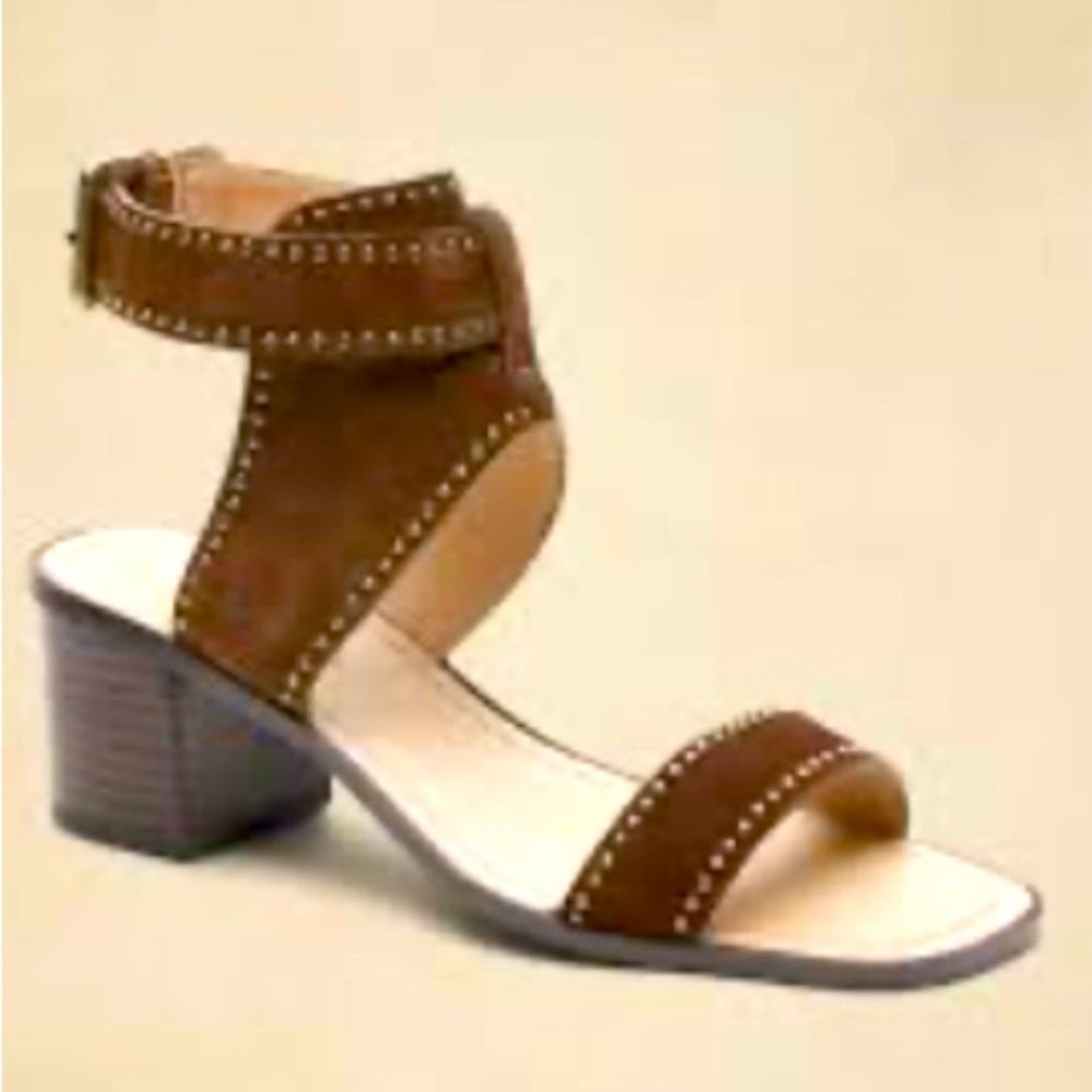 BANANA REPUBLIC DAZE SUEDE ANKLE SANDALS SIZE 9.5